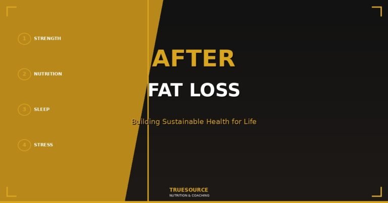 what happens after fat loss, sustainable health focus.