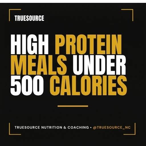 high protein meals under 500 calories